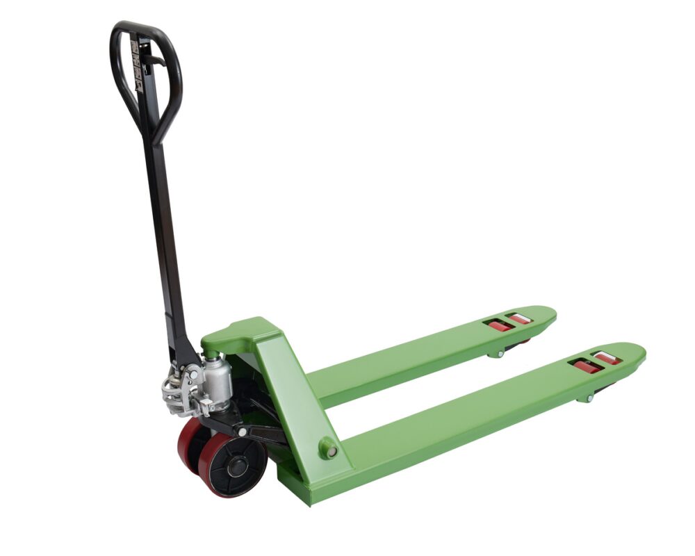 Тележка гидравлическая JD01 (г/п 2.0тн, L=1150мм, B=550мм) П/У колеса Euro-Lift
