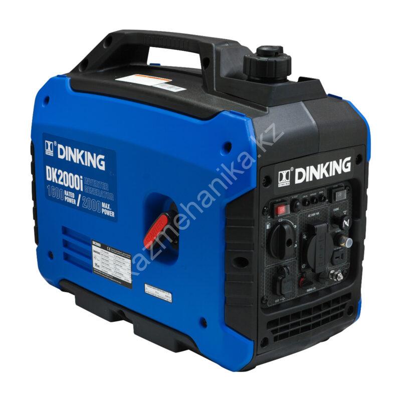 Генератор бензиновый инверторный Dinking DK2000i (2 кВт, 230В/50Гц, DK148, бак 4л.)