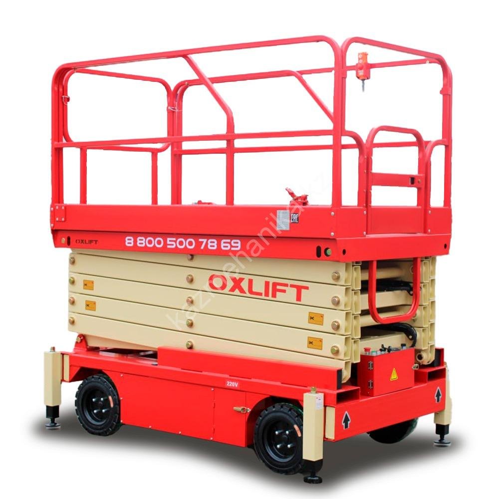 Ножничный Подъемник Передвижной OXLIFT QX-050-110 11000 мм 500 кг с выдвижной платформой  АС (от сети)