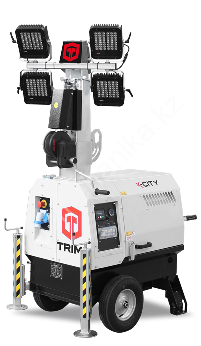 Мобильная мачта освещения TRIME X-CITY 4X160W LED (5,5м) светодиодная