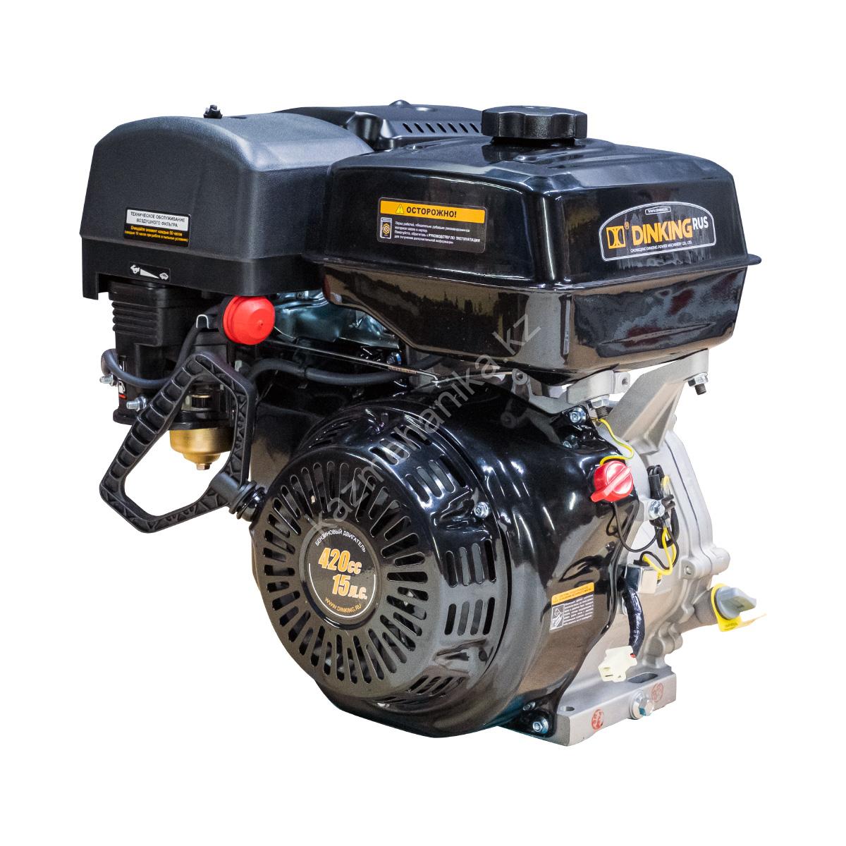 Двигатель Dinking DK190F-S (15лс, зимний, ручной стартер, катушка, датчик масла)