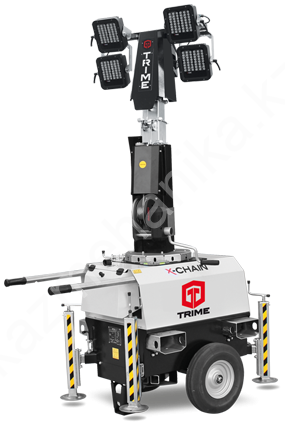 Электрическая осветительная вышка TRIME X-CHAIN 4X160W LED 7M