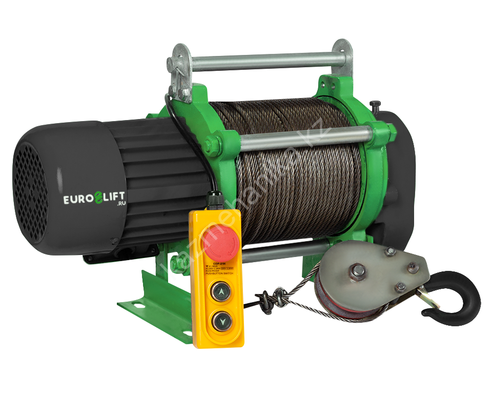 Лебедка электрическая KCD 300/600 кг, 70/35 м 220В