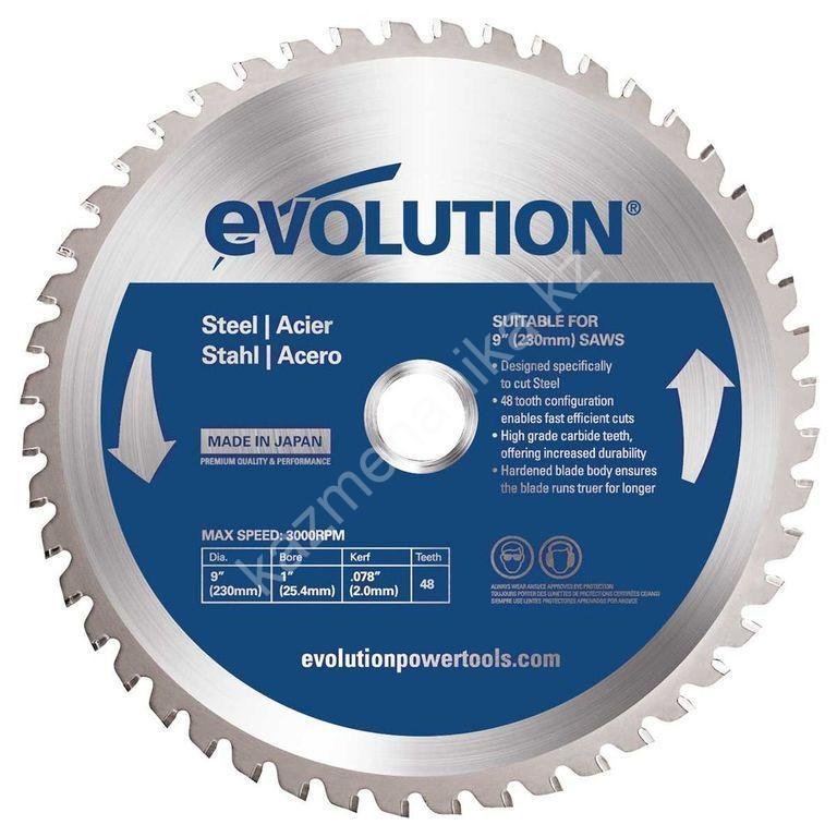 Диск пильный Evolution EVOBLADE230 230х25,4х2,0х48 по стали ТСТ.