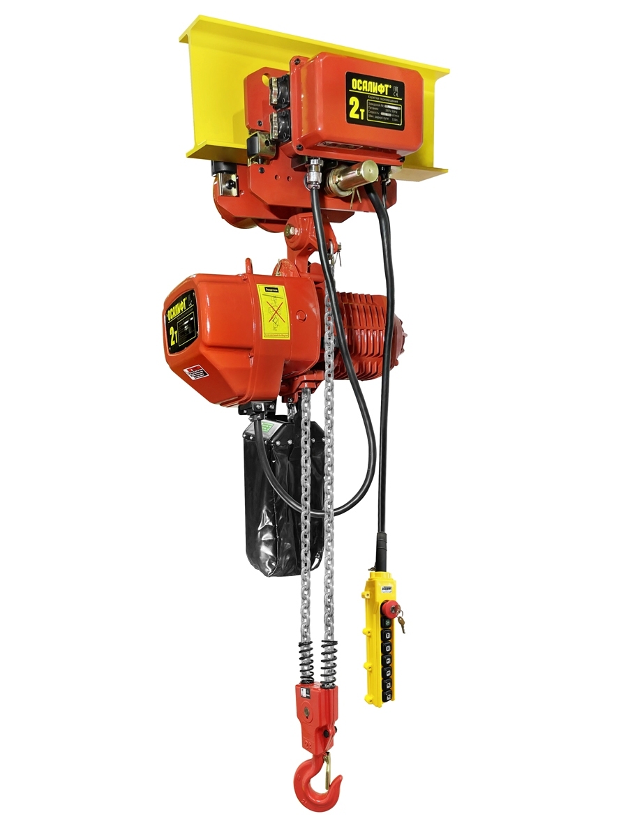 2т 4,5м таль цепная ТЭЦ OCALIFT 02-02D 380в передвижная две скорости