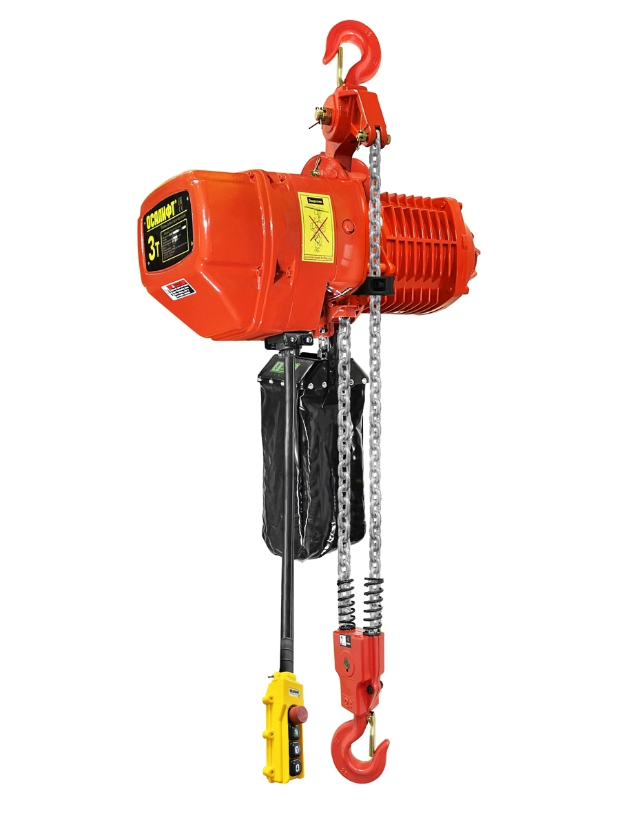 3т 3м таль цепная ТЭЦ OCALIFT 03-02S 380в стационарная на крюке