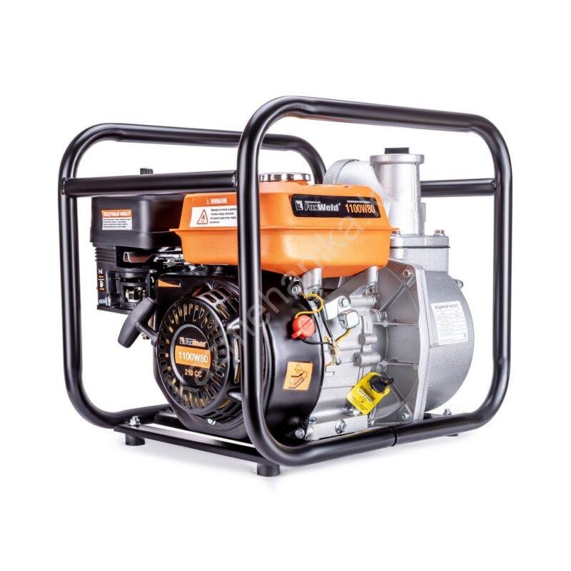Мотопомпы FoxWeld Мотопомпа бензиновая FoxWeld 1100W80 купить в России
