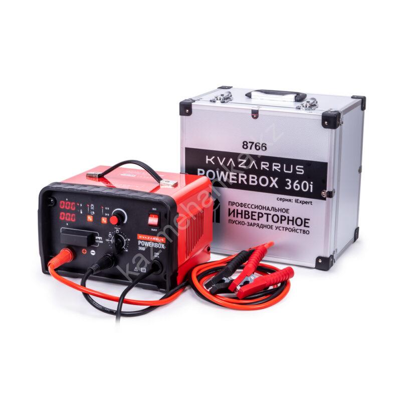 Зарядные устройства FoxWeld Инверторное пуско-зарядное устройство KVAZARRUS PowerBox 360i, таймер, алюминиевый кейс купить в России