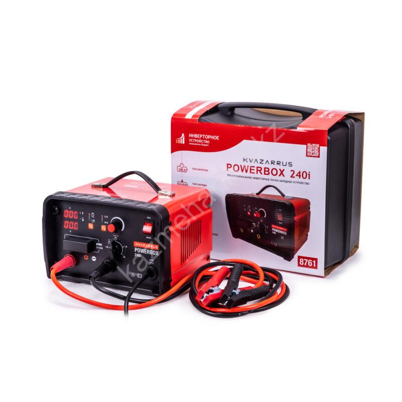 Зарядные устройства FoxWeld Инверторное пуско-зарядное устройство KVAZARRUS PowerBox 240i, таймер, пластиковый кейс купить в России
