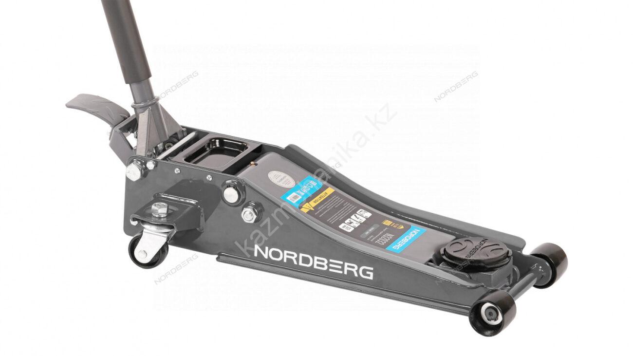 Фотография: Домкрат подкатной 3,2 т, супернизкий подхват, педаль NORDBERG N32032G