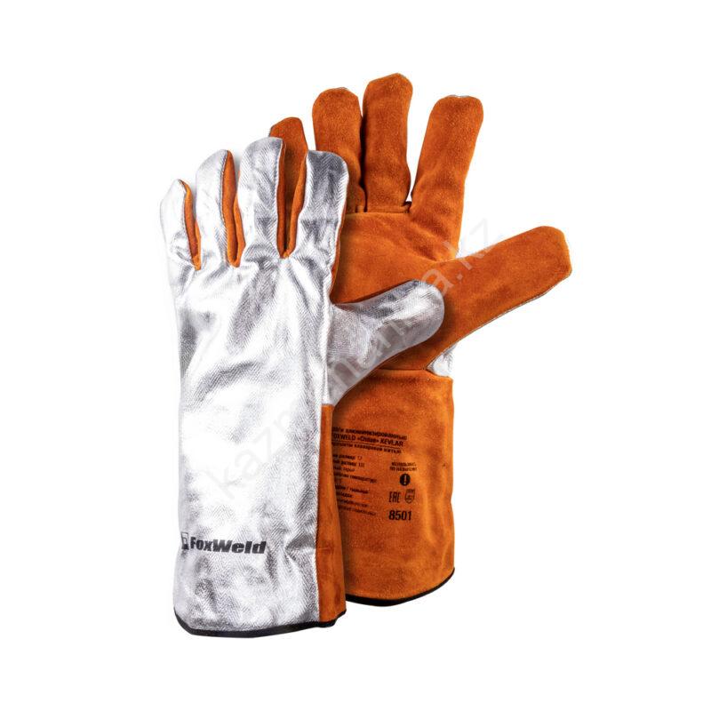 Перчатки, краги FoxWeld Краги алюминизированные FOXWELD Сплав KEVLAR купить в России