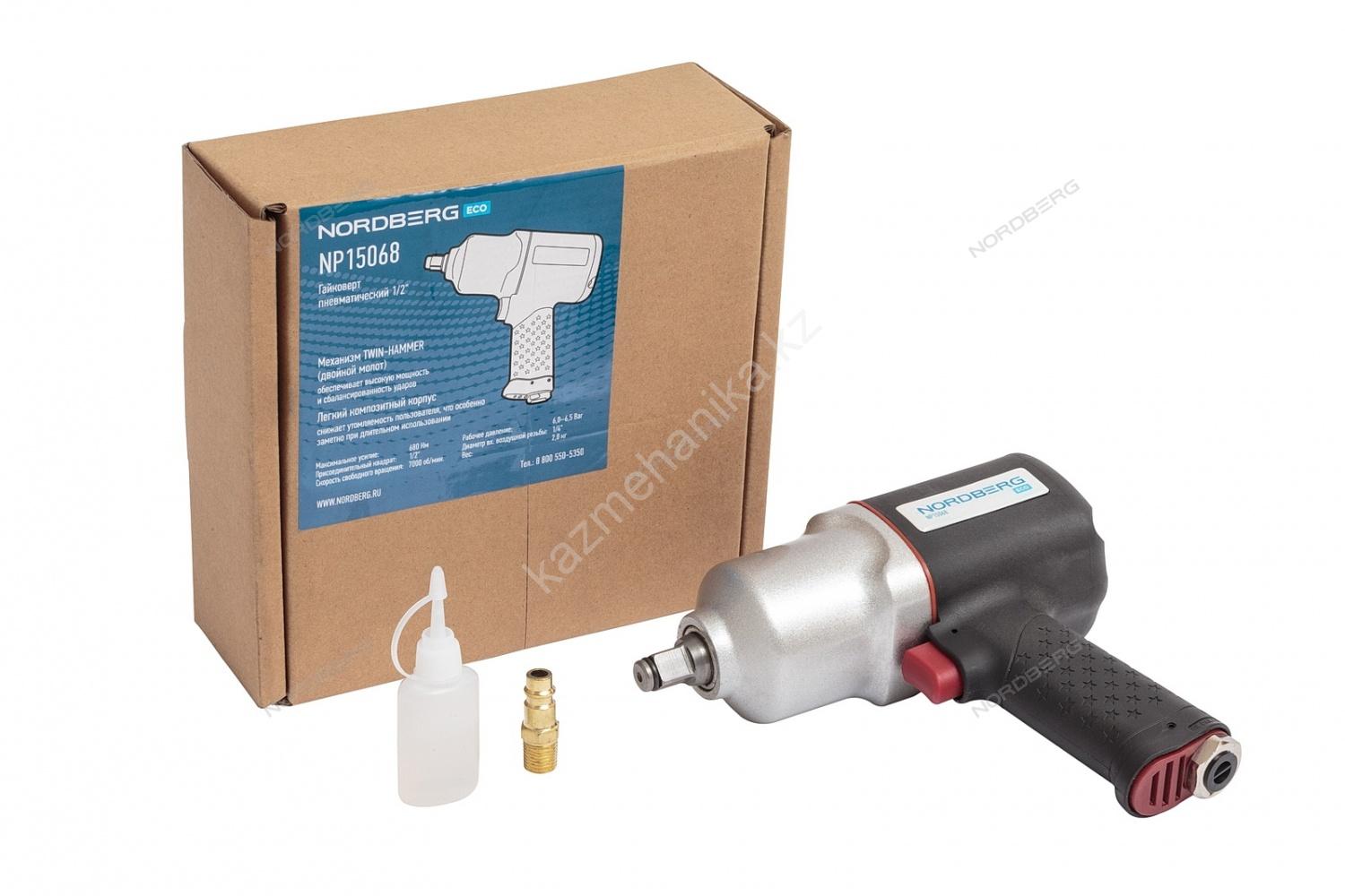 Пневмогайковерт ударный 1/2″, 680 нм NORDBERG ECO NP15068
