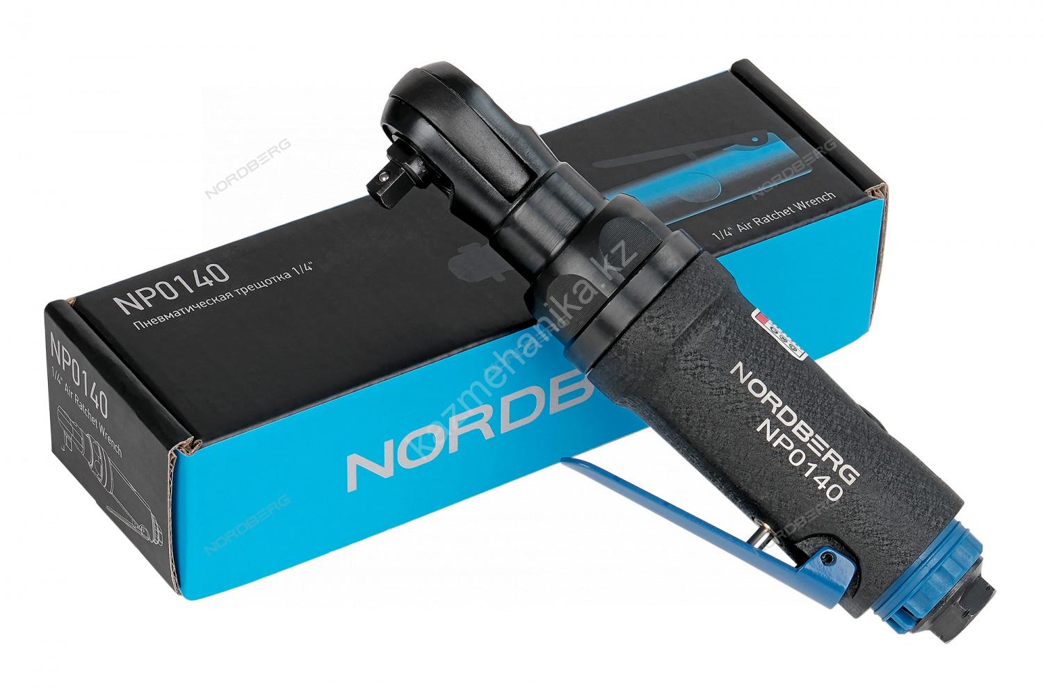 Пневмотрещотка 1/4″, 50 Нм NORDBERG NP0140