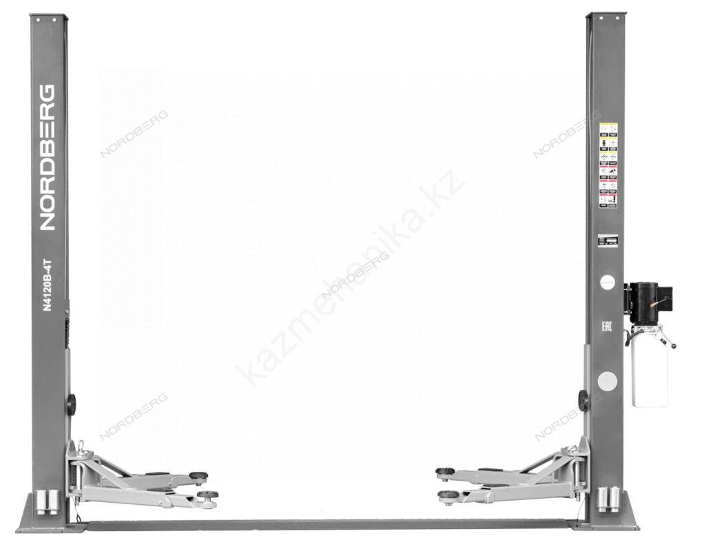 Фотография: Подъемник двухстоечный 4 т, 220 В, серый NORDBERG N4120B-4G_3+2_220