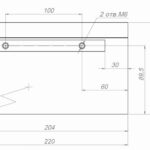 Комплект комбинированных лопастей 125х220