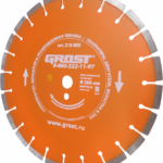 Диск алмазный GROST  D350 мм (350*25,4)  бетон, сухой рез