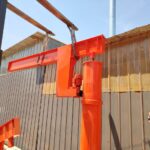 Кран консольный поворотный электрический TOR JIB г/п 1000 кг, высота 3 м, стрела 3 м