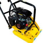 Виброплита 60 кг, 10,5кН (Loncin) без бака, коврик, колесный комплект TOR C-60