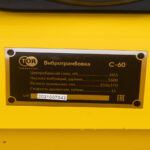Виброплита 60 кг, 10,5кН (Loncin) без бака, коврик, колесный комплект TOR C-60