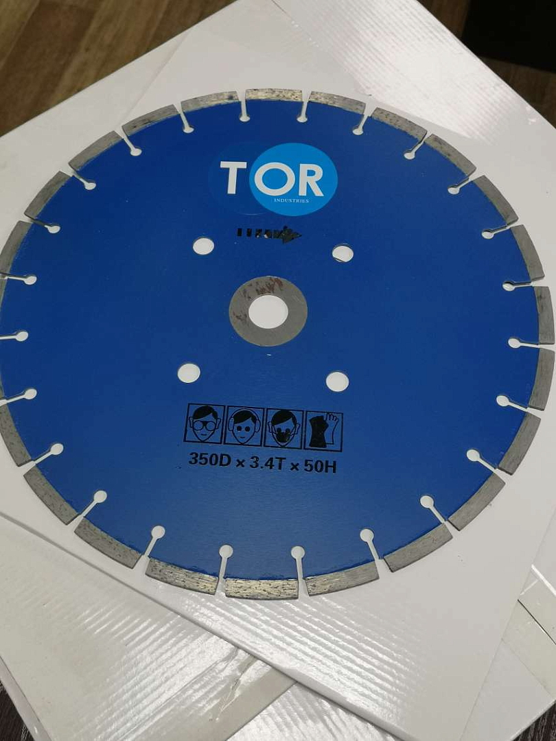 Диск по бетону для швонарезчиков HQR500A-2 (E) 350Dx3,6Tx50H (Cutter Disc 350 mm)