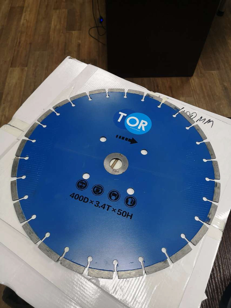 Диск по бетону для швонарезчиков HQR500A-2 (E) 400Dx3,6Tx50H (Cutter Disc 400 mm)