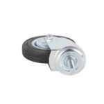 Колесо поворотное SCt 63 160 мм резина с болтом (F)
