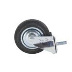 Колесо поворотное SCt 63 160 мм резина с болтом (F)