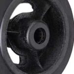 Колесо большегрузное D 63 160 мм резина на ось (F)