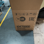 Генератор дизельный 7,0 кВт 220В с электростартером и колесами TOR KM7000D