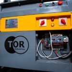 Станок для гибки арматуры 45/40мм 4кВт с доводчиком, рег. боковые упоры TOR GW45A PRO