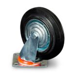Колесо поворотное резина SC 80 200 мм (Y)