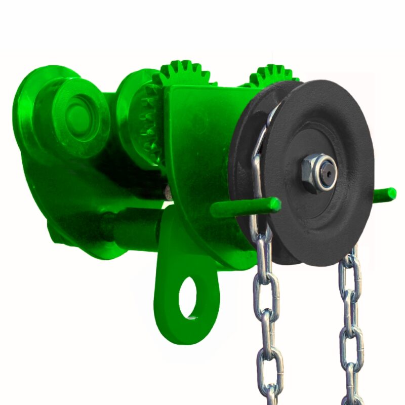 Тележка для ручных талей с цепным приводом HITCH TR100, 3 т, 3 м