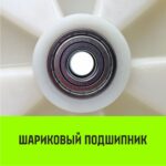 Колесо рулевое HITCH 200*50 нейлон SWn200