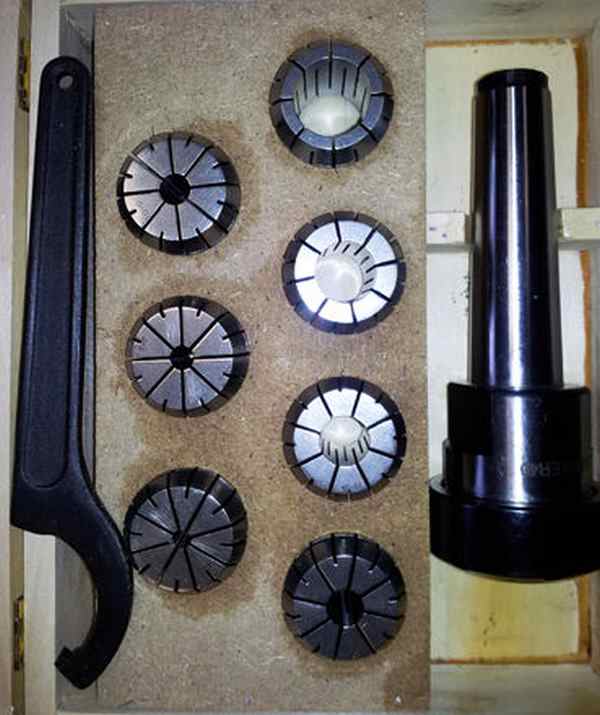 Цанговый зажим Mk 3 + комплект цанг