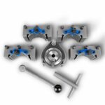 Набор быстросменных держателей инструмента Metal Master 150-300 мм на 40 позиций (5 шт.)