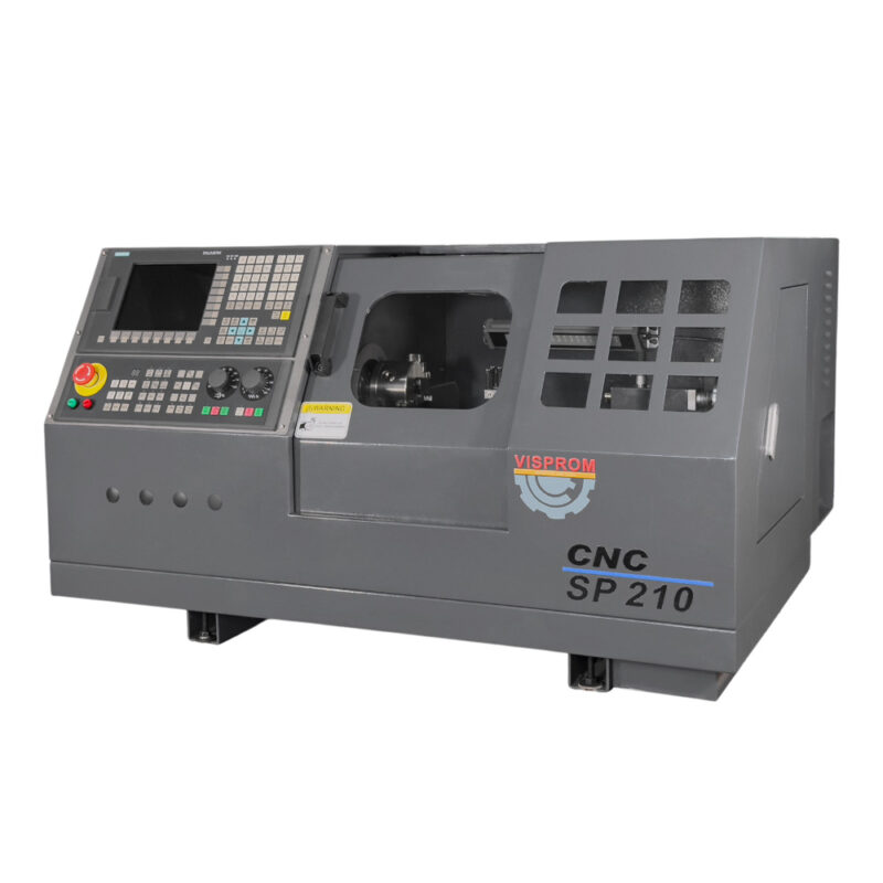 SP210 CNC Токарный станок с ЧПУ с горизонтальной станиной