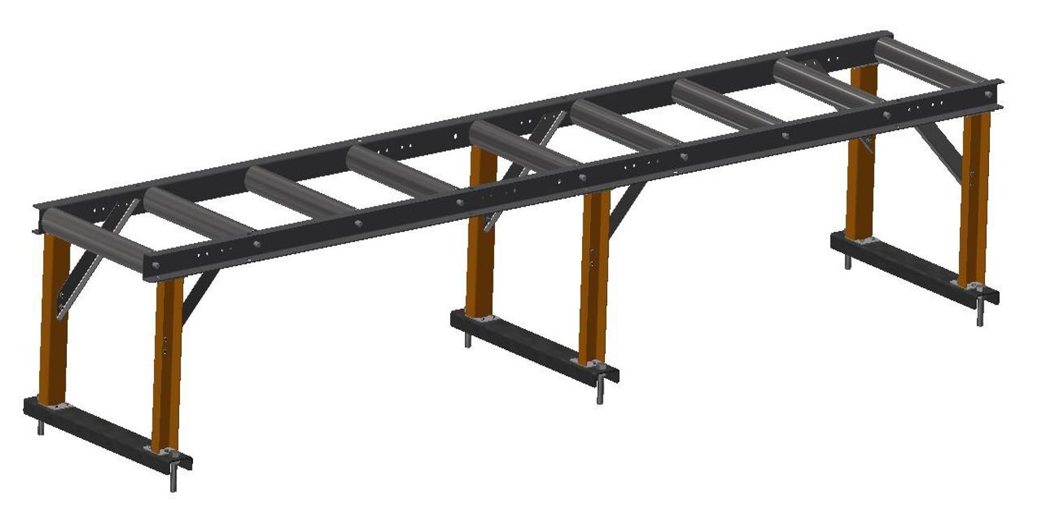 Рольганг модульной конструкции Metal Master МСП 380/2м h720‒790