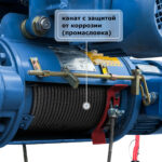 Таль электрическая канатная GEARSEN CD 0,5т, 9м (380В)