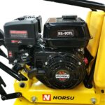 Виброплита бензиновая прямоходная NORSU RF-90TL (колесный комплект, бак для воды)