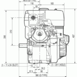 Двигатель бензиновый GX 270 (Q тип)