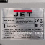 JET MBS-910CSE Ленточнопильный станок