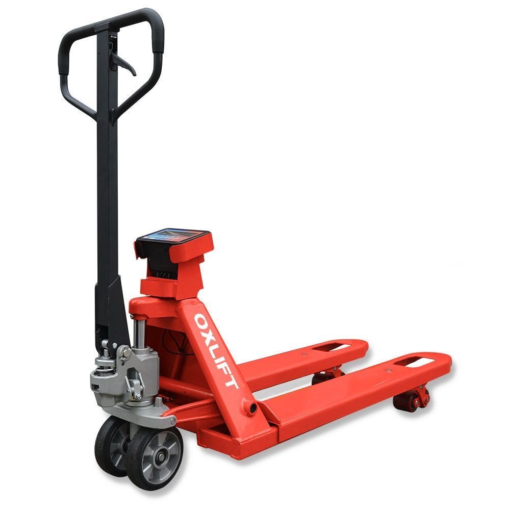 Ручная Гидравлическая Тележка с Весами и Принтером OXLIFT OX25VP 2500 кг