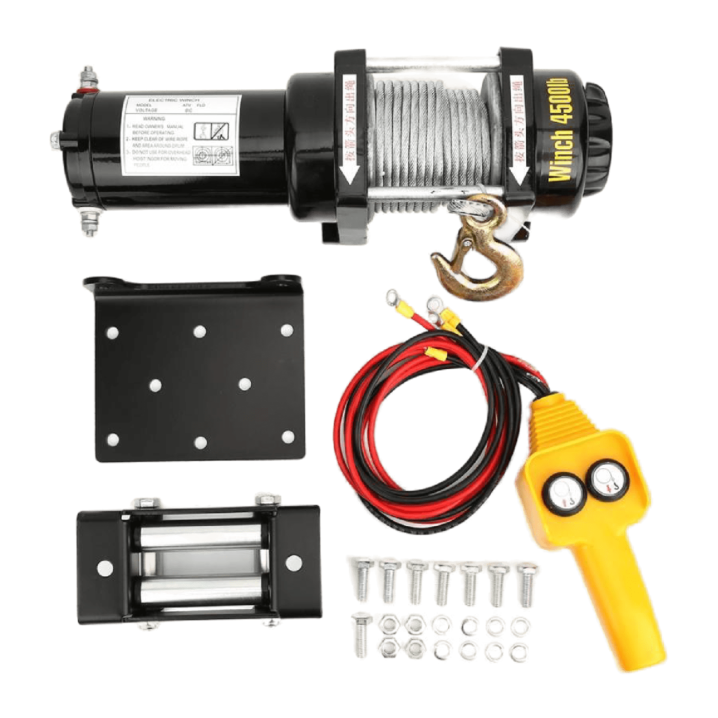 Лебедка автомобильная EL LB 4500 2042кг 12В Euro-lift