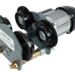 Каретка приводная электрическая TD-10, (4-колеса), г/п 1.0 тн