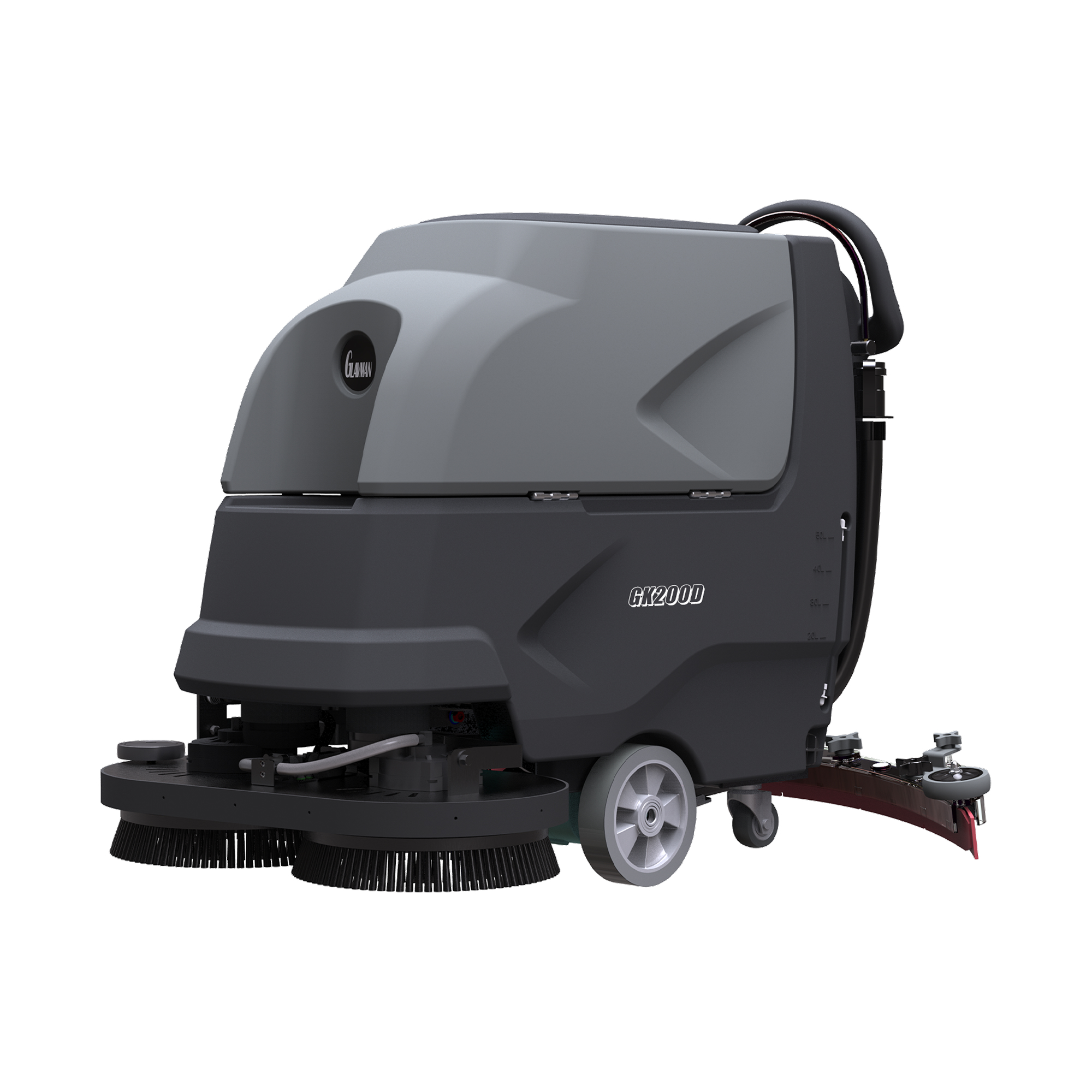 Поломоечная Машина Толкательного Типа с Двумя Щетками GK200D 50/60 2550 м2 Li-ion