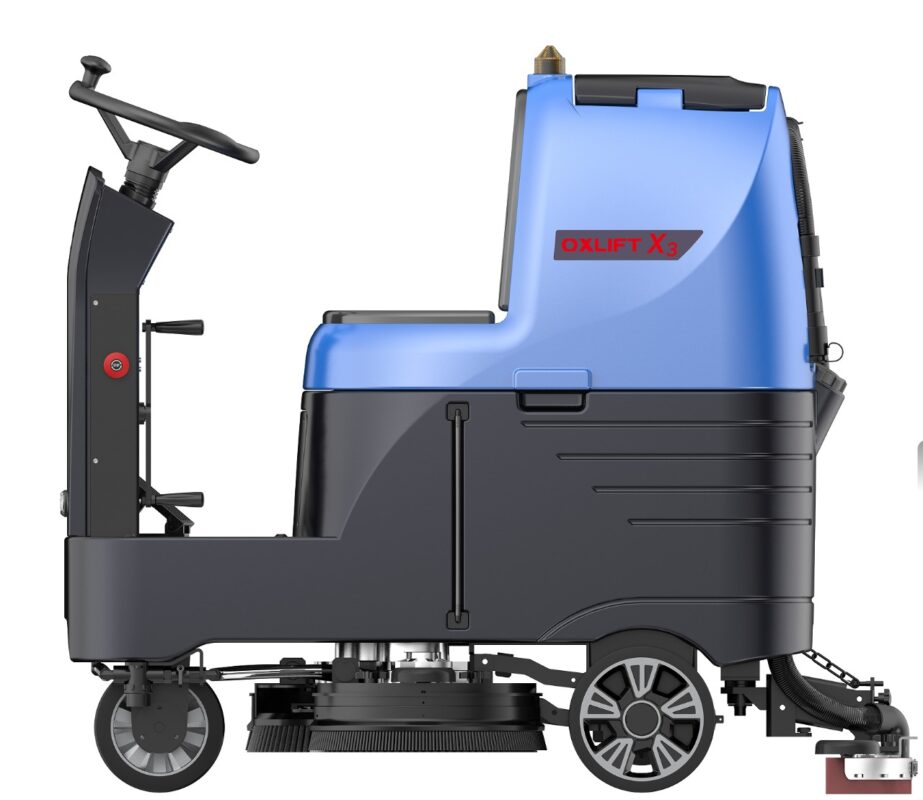 Поломоечная Машина Высокопроизводительная с Управлением Сидя OXLIFT X3 70/80 л 3000 м2
