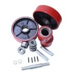 Ручная гидравлическая тележка OXLIFT OX25-L800-W450 800 мм 2500 кг узковильная коротковильная