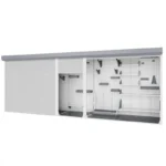 Шкаф роллетный RCAB STG 2000х5250х1200 (две рольставни шириной 1850мм,одна рольставня шириной 1550мм