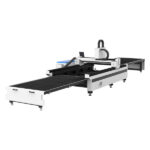MetalTec 1530C (1500W) оптоволоконный лазерный станок для резки металла с ручной сменой рабочих столов