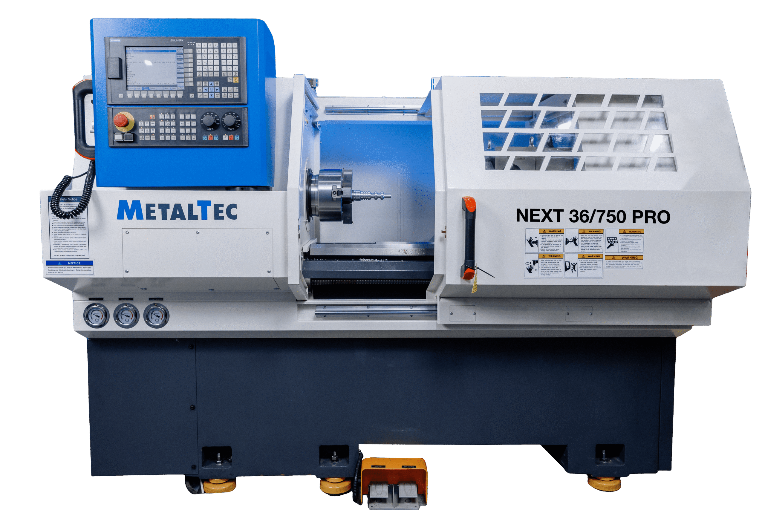 MetalTec NEXT 36×750 Pro токарный станок c ЧПУ с прямой станиной